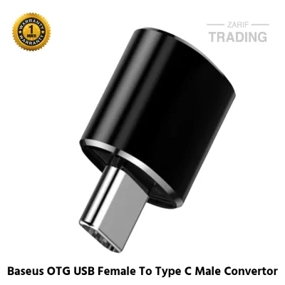 Baseus OTG USB Female to Type C Male Adapter Converter